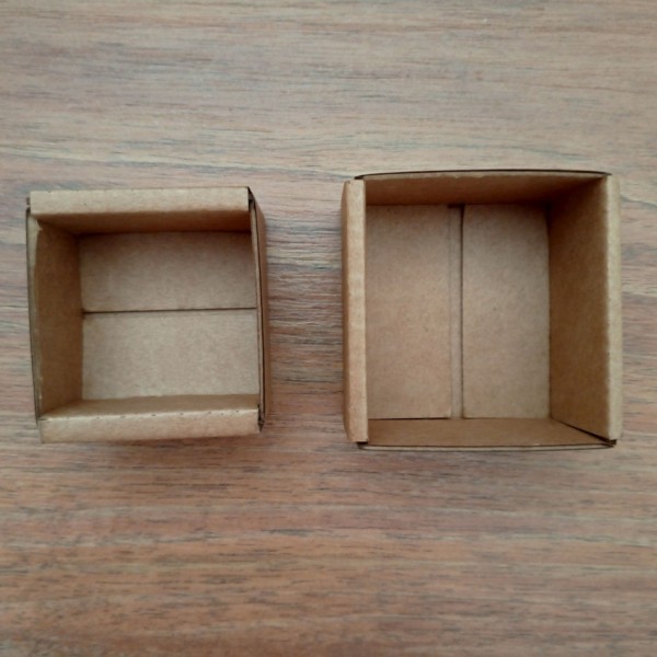 Коробка (Крышка-Дно) из микро гофро-картона 60 х 60 х 40 мм Коробка (Крышка-Дно) из микро гофро-картона 60 х 60 х 40 мм