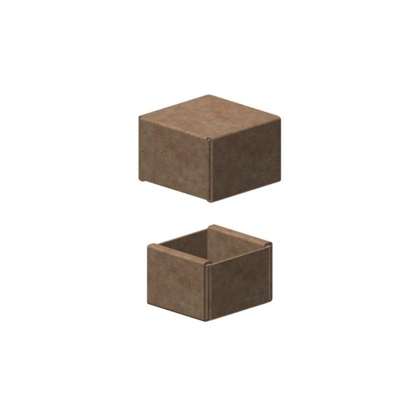 Коробка (Крышка-Дно) из микро гофро-картона 60 х 60 х 40 мм Коробка (Крышка-Дно) из микро гофро-картона 60 х 60 х 40 мм