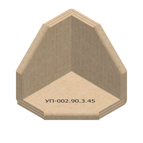 Уголок защитный из картона УП-002.90.3.45 (в сборе) Уголок защитный из картона УП-002.90.3.45 (в сборе)